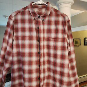 Men's Large YaJoe Plaid Shirt. Like New